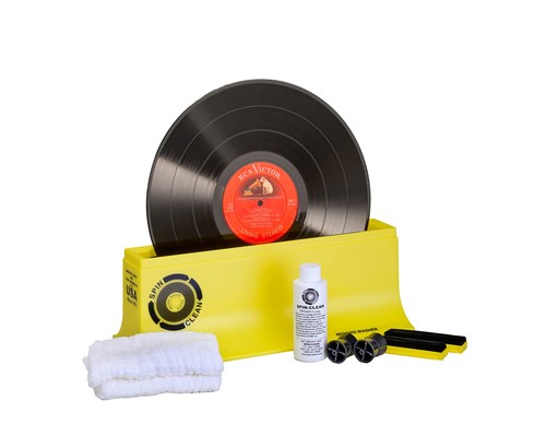 Spin clean record washer - record, |